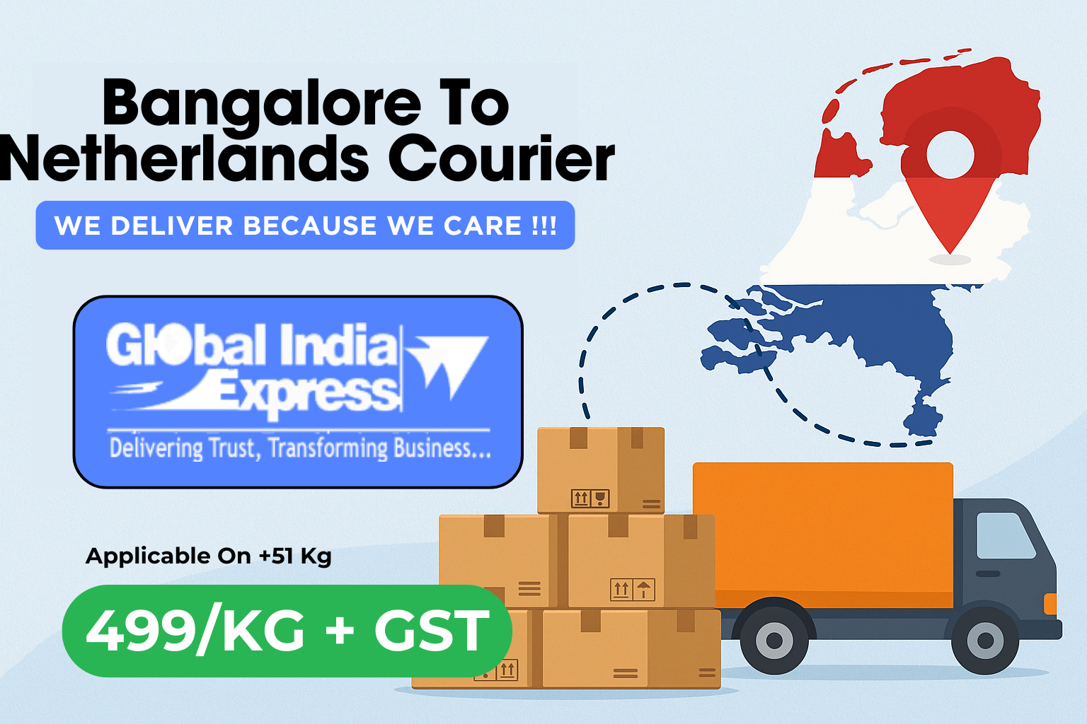 Courier Charges For Netherlands