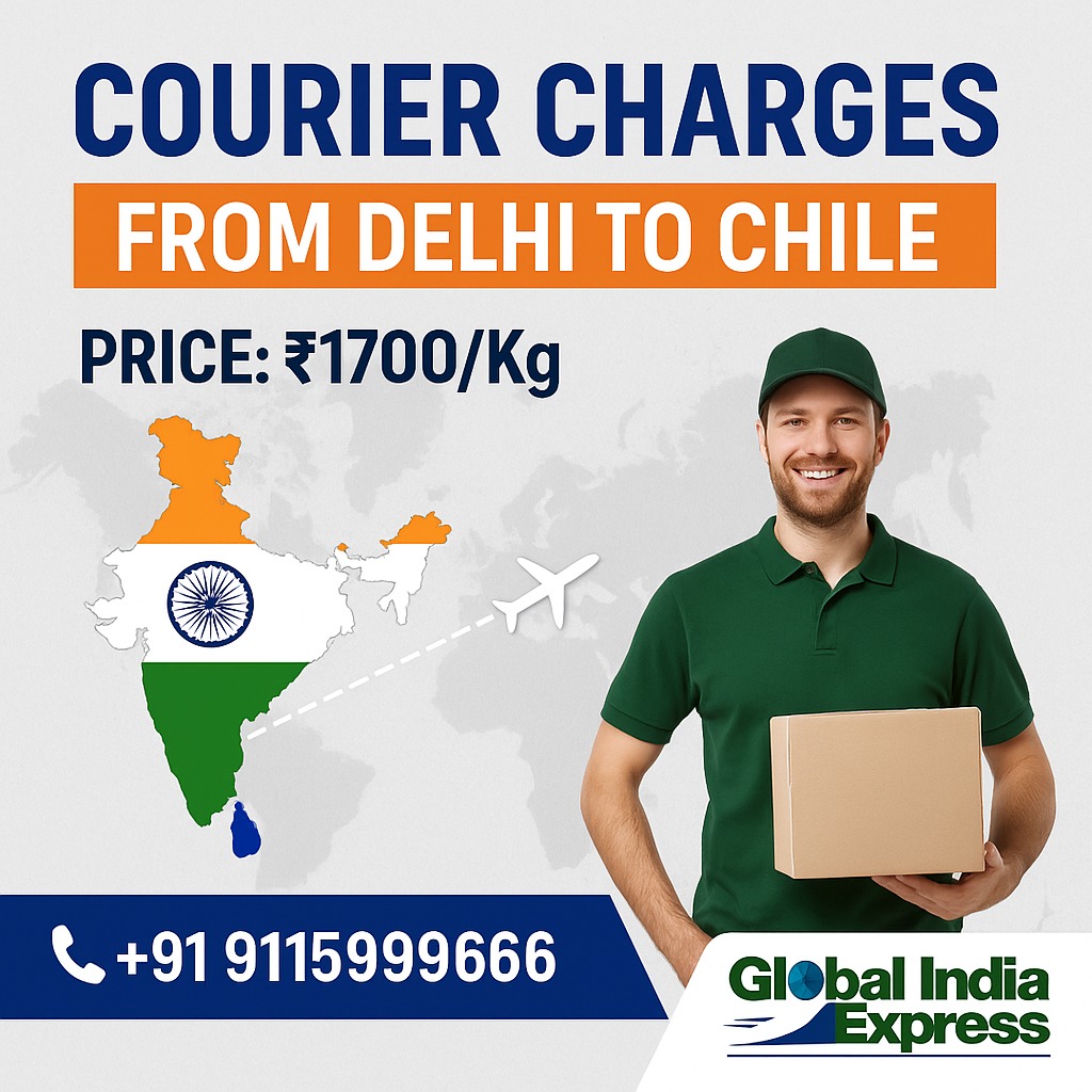 Courier Charges From Delhi To Chile