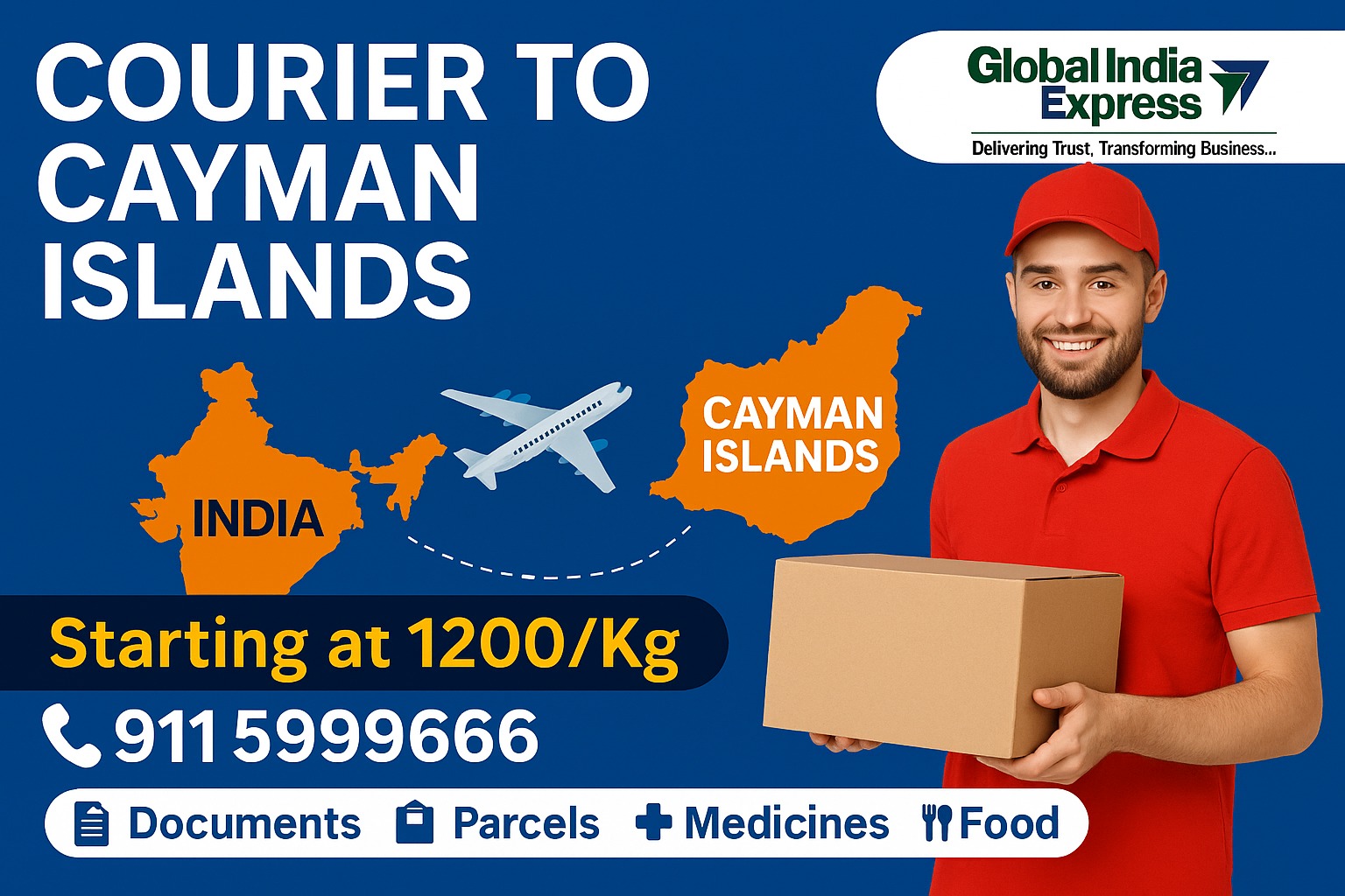 Courier To Cayman Island