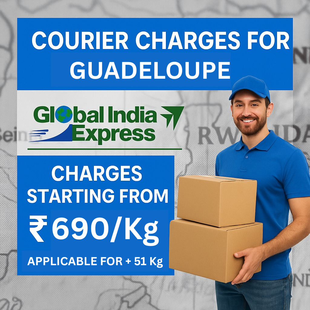 Courier Charges For Guadeloupe