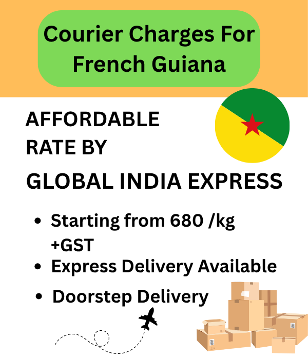 Courier Charges For French Guiana