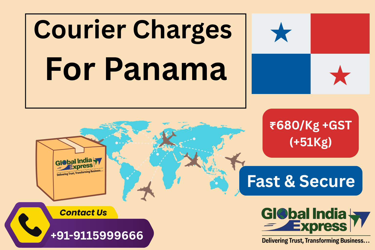 Courier Charges For Panama