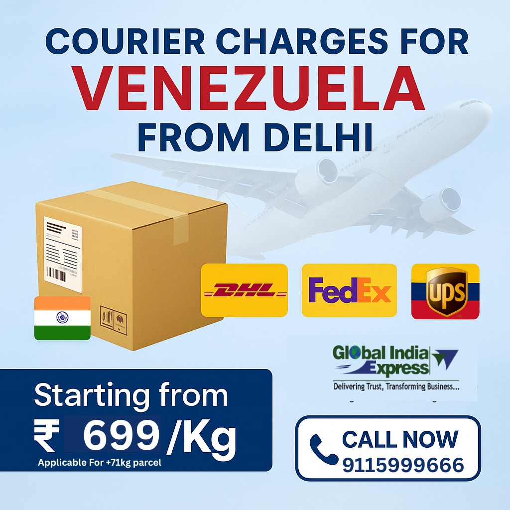 Courier Charges For Maracaibo From Delhi | Best Rate Available