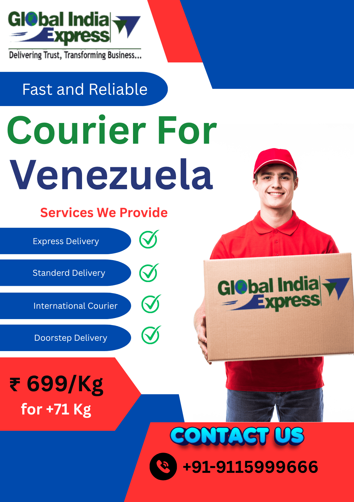 Courier Charges For Venezuela