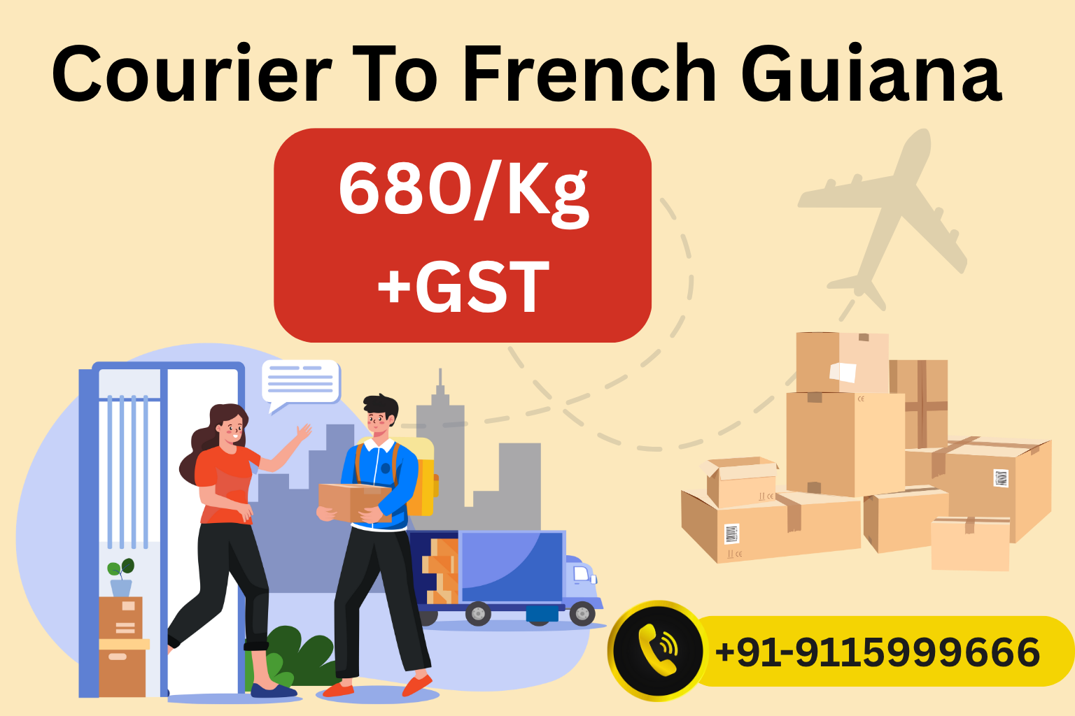 Courier To French Guiana