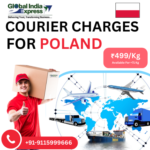 Courier charges To Lodz from Gurgaon