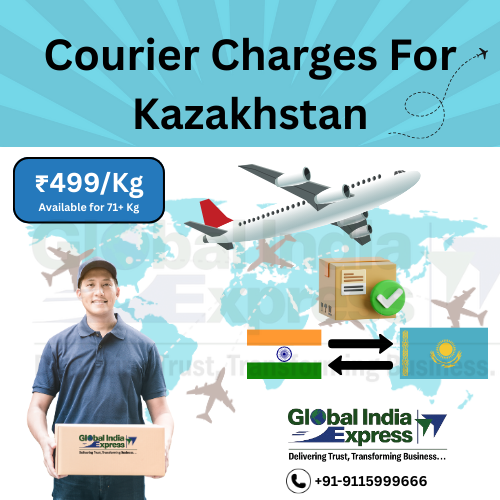 Courier Charges To Kazakhstan From India