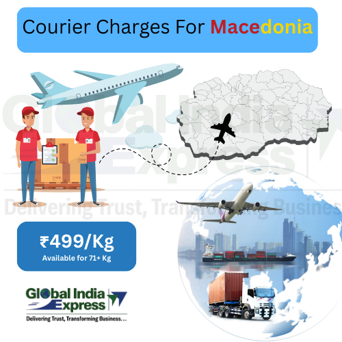 Courier Charges To Skopje From Moradabad