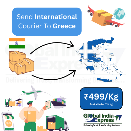 Courier Charges To Athens From India