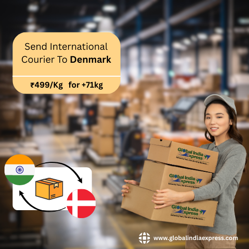 Courier To Aarhus From Gurgaon