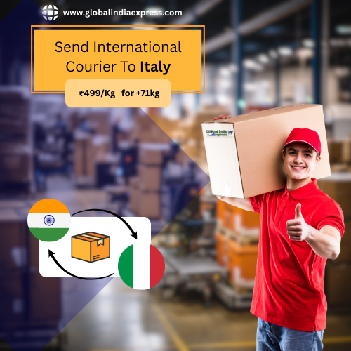 courier charges India to italy