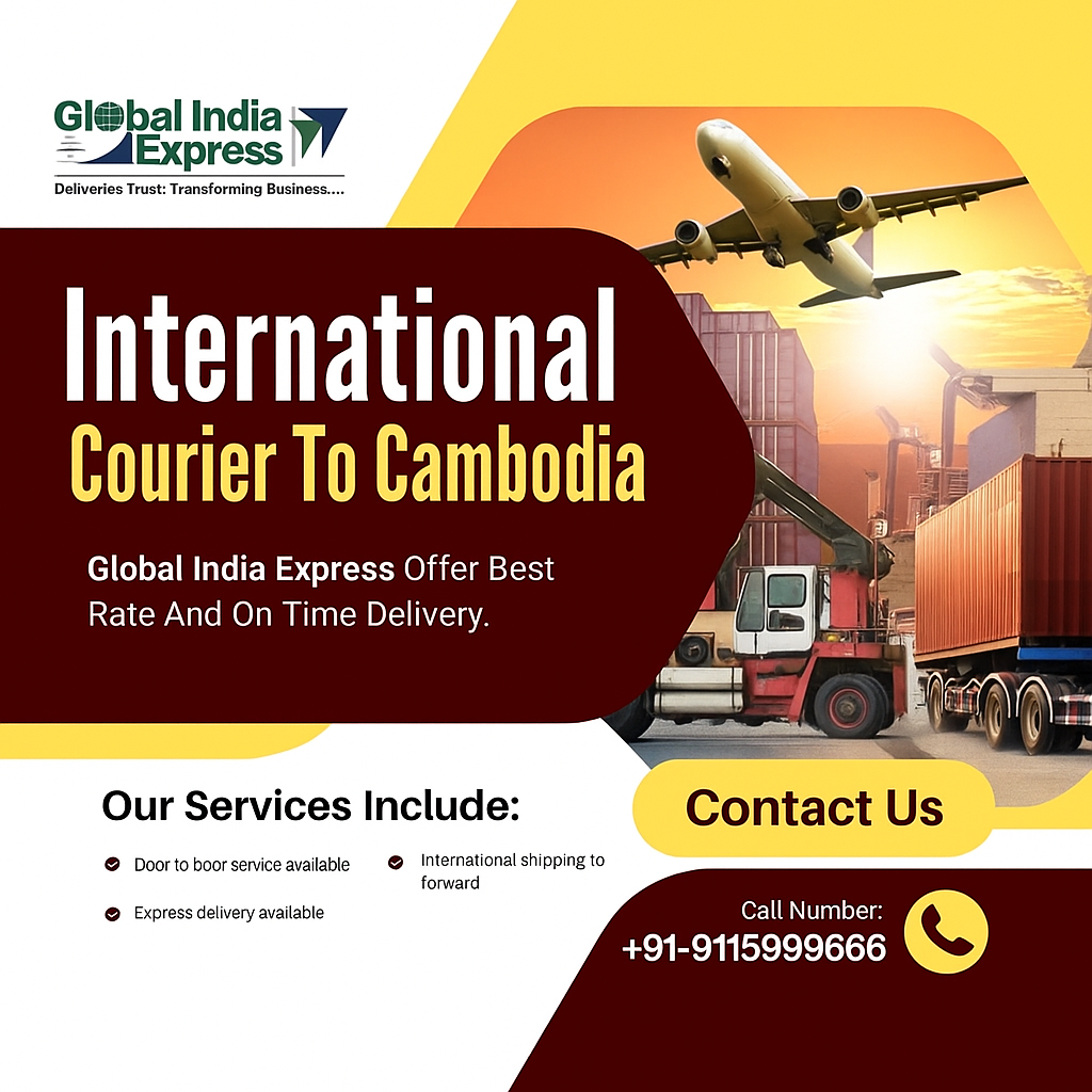 Courier to Cambodia from Gurgaon