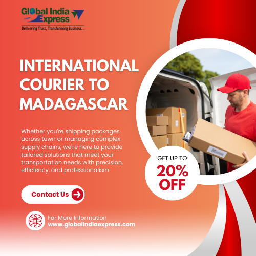 Courier to Madagascar from India