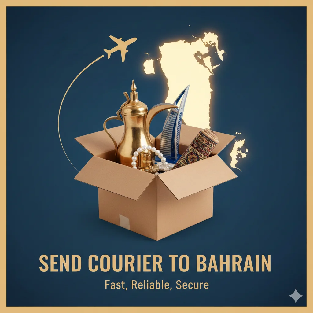 send courier to Bahrain