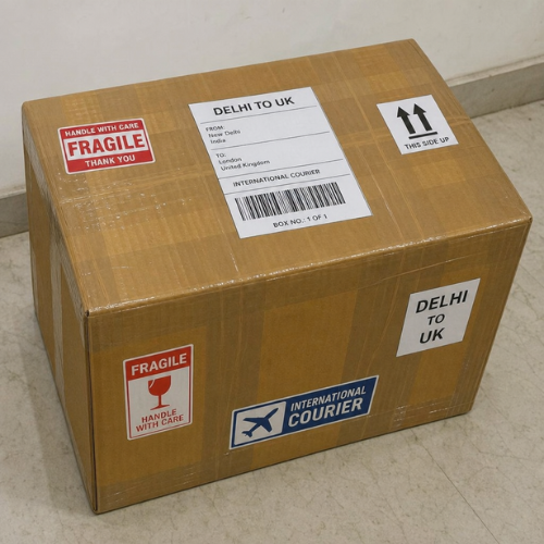 Courier charges from Delhi to UK per kg