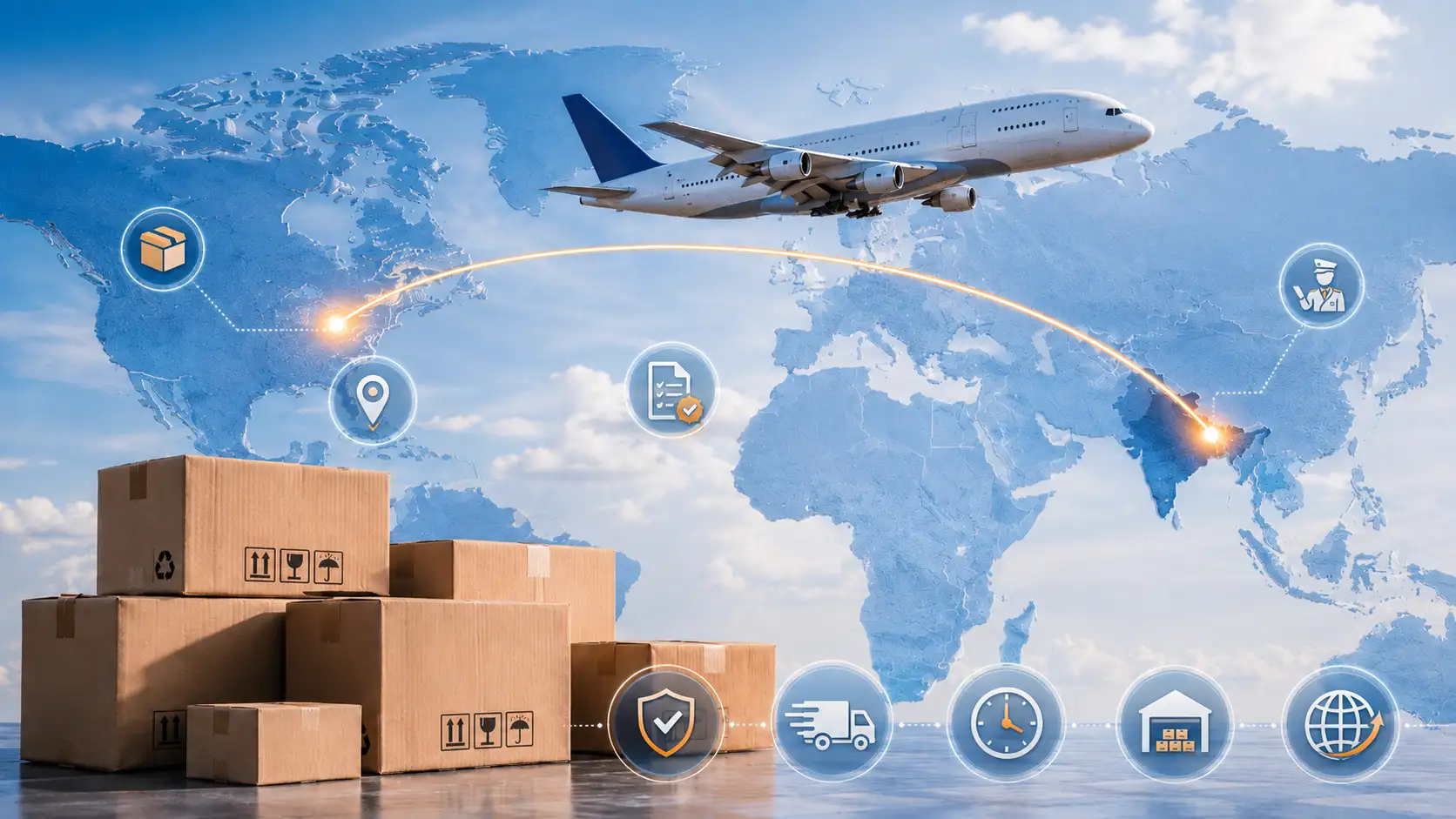 USA import courier