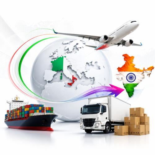 Import Courier Services from Italy to India