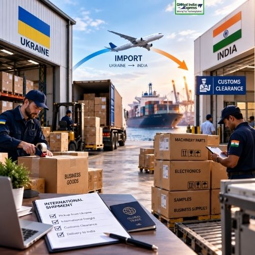Import Courier Services from Ukraine to India