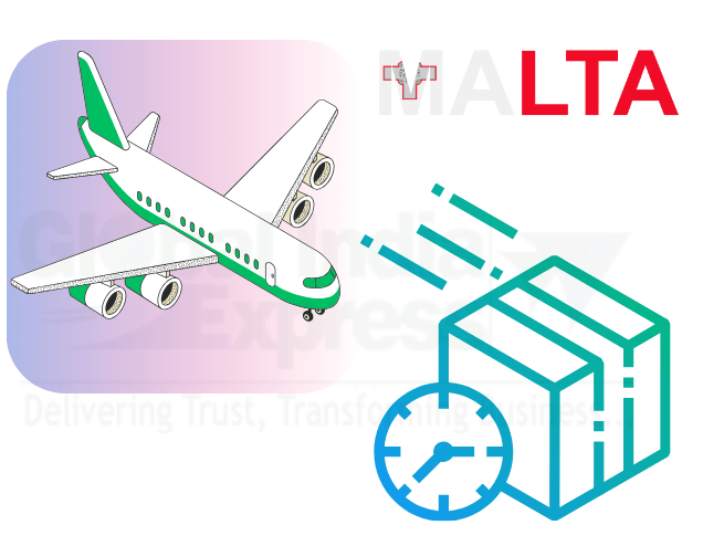Delhi To Malta Courier Charges