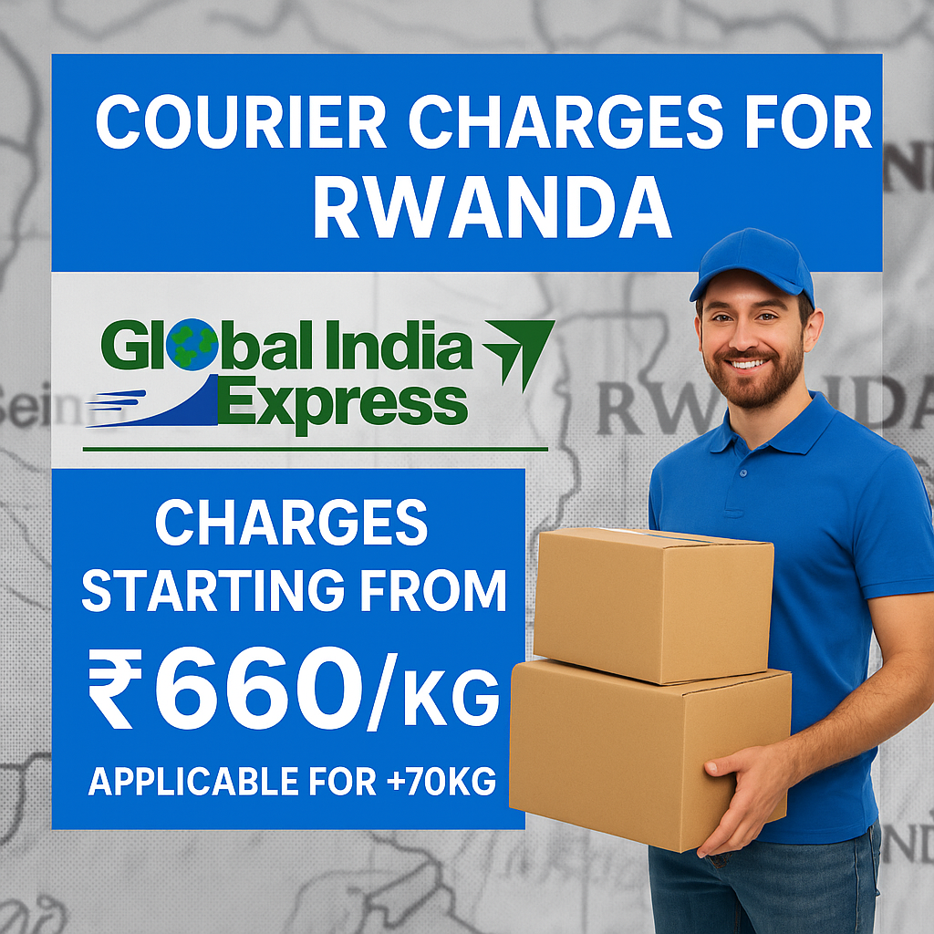 Courier Charges For Rwanda From Delhi