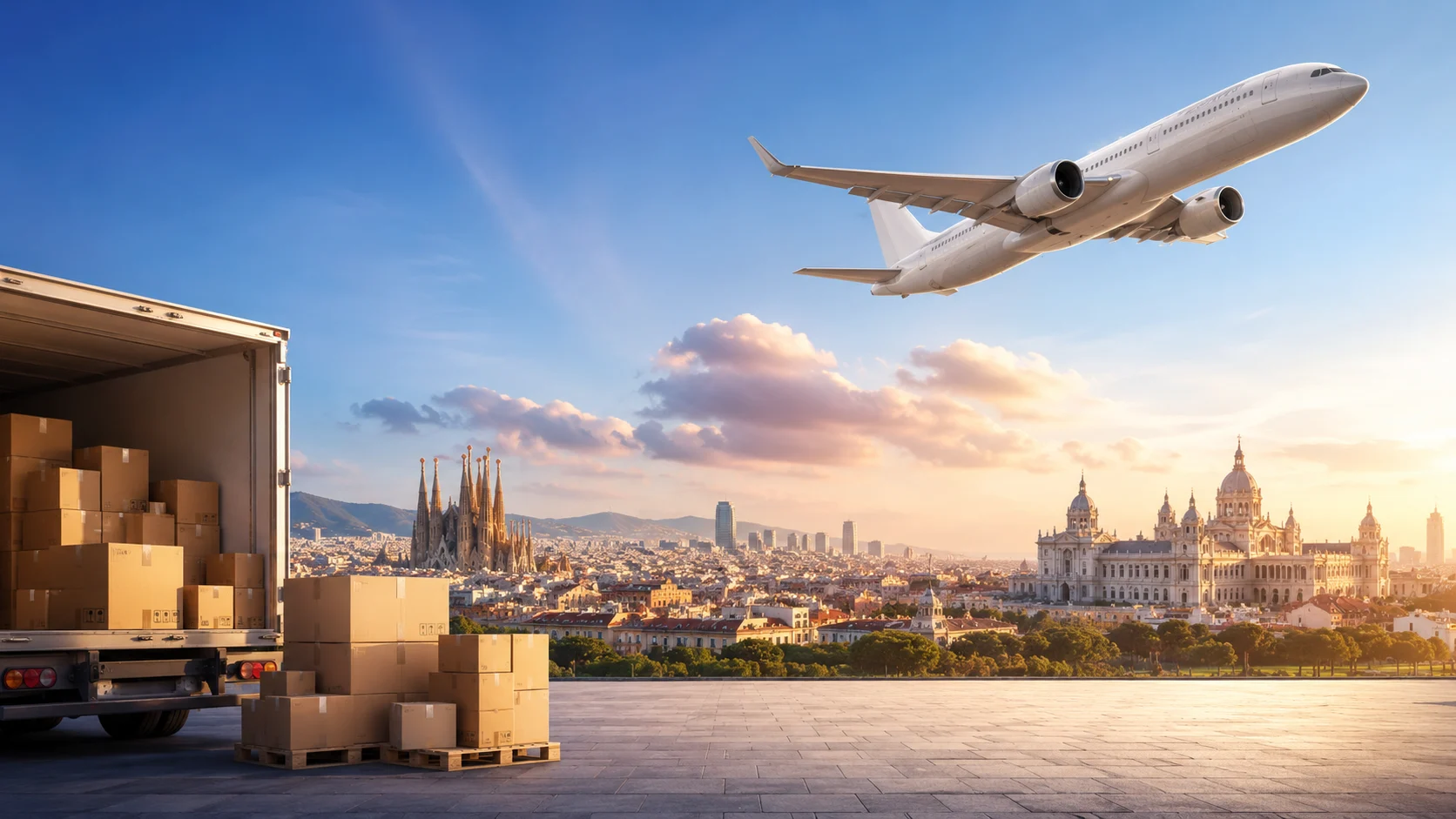 Courier charges for Spain from Delhi