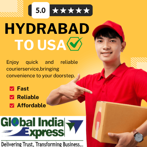 Hyderabad To USA Courier Charges