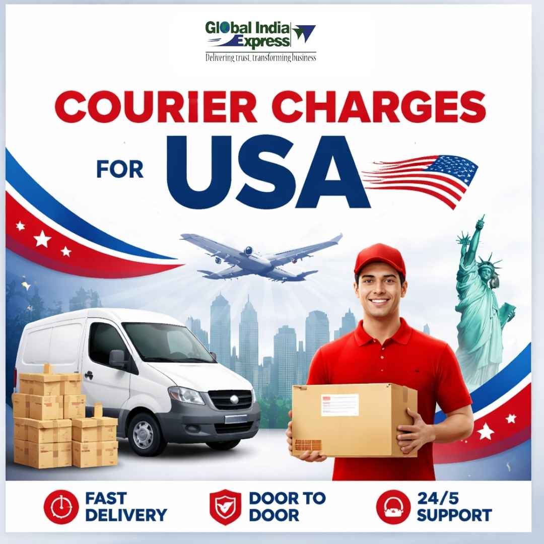 Courier Charges from Delhi to USA Explained | Per Kg Cost, Hidden Factors & Saving Tips
