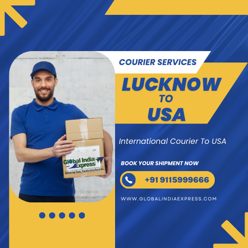 Courier Services From Lucknow To USA