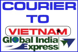 Courier Services From Delhi To Vietnam, Courier To Vietnam Charges