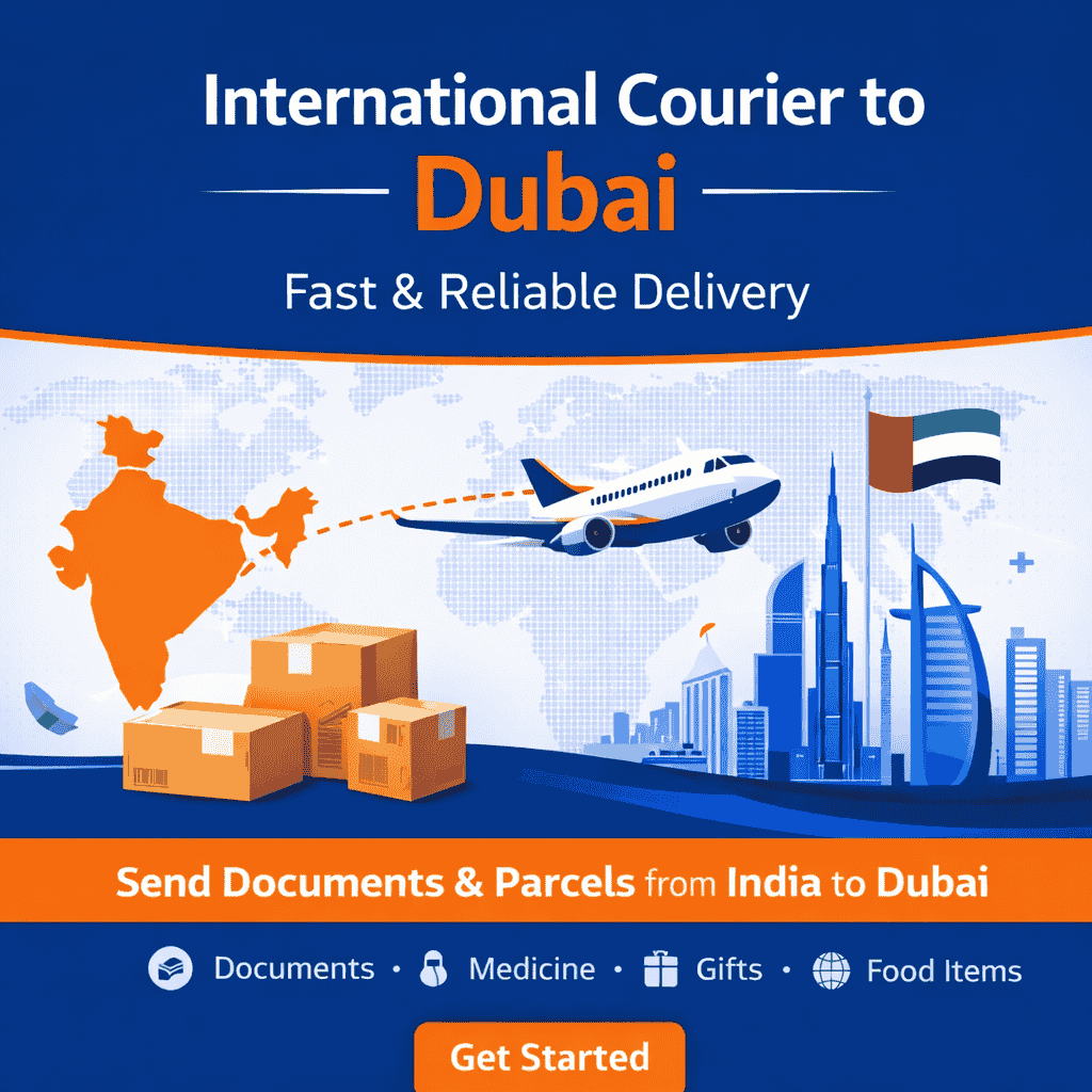 International courier to Dubai from Delhi