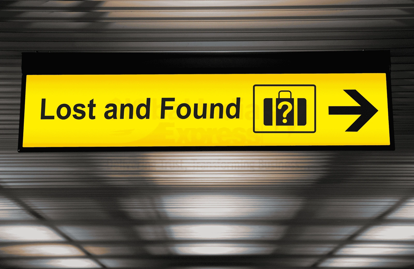 Lost and found courier service at Delhi Airport