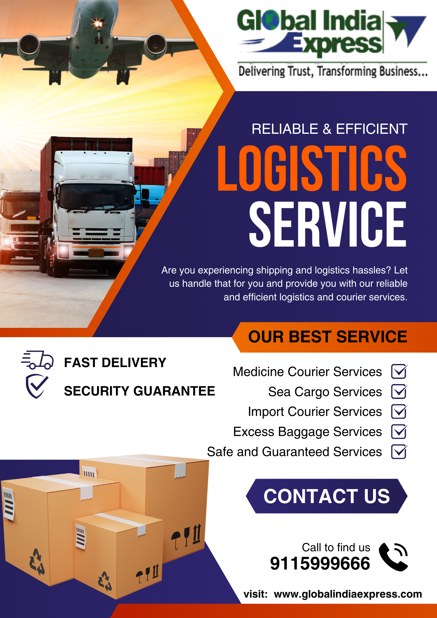 Reliable Logistic Services