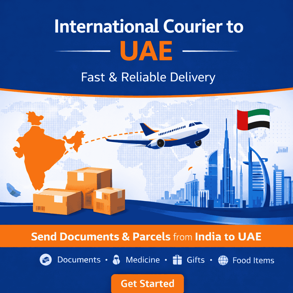 International courier to UAE