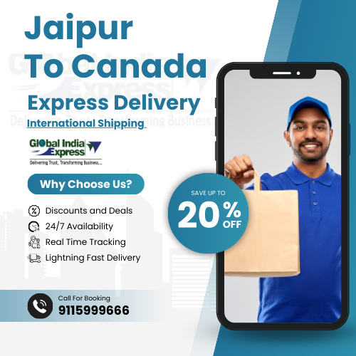 Jaipur To Winnipeg Courier Charges